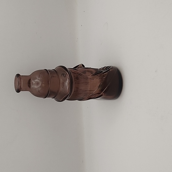 Vintage Wheaton Amethyst Pocahontas Glass Bottle 5.5" - Picture 4 of 7